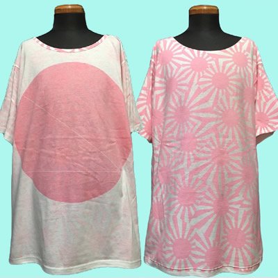 BIG T-shirt (Hinomaru Reversible/Pink)