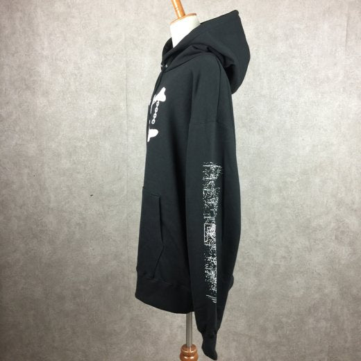 BIG silhouette hoodie (SKULL)