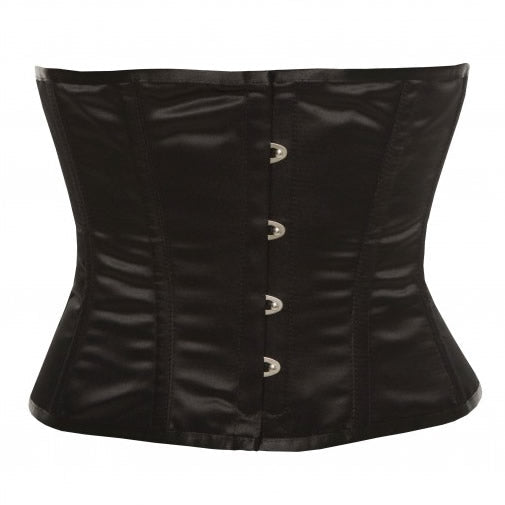 Underbust corset FEVER4000-BLACK SATIN/20INCH