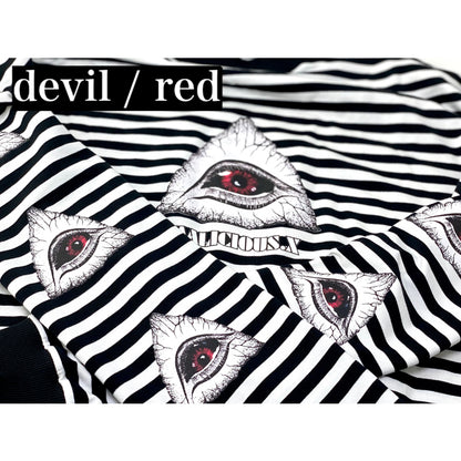 [9EYES]VERY LONG SLEEVE T-SHIRT / STRIPE