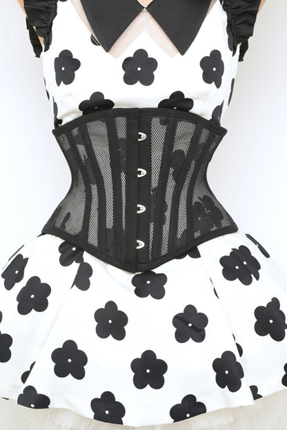 Underbust corset basic short (for summer/black) [BS-BS] [order]