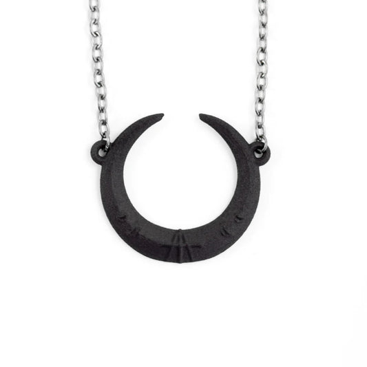 ECLIPSE NECKLACE IN BLACK