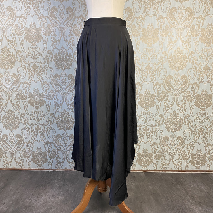 Silk-like asymmetric skirt (SIZE: S-XL)