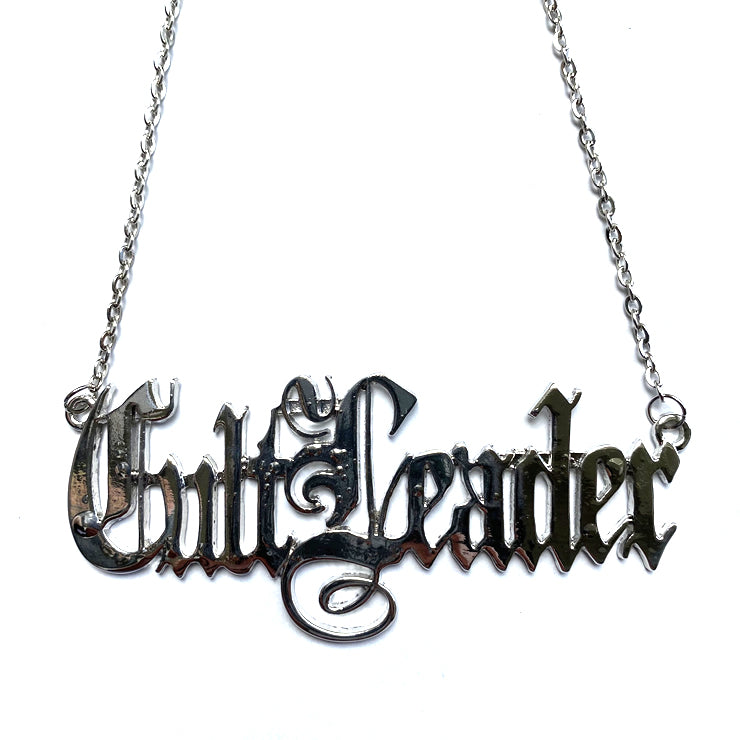 CULT LEADER NECKLACE-SILVER