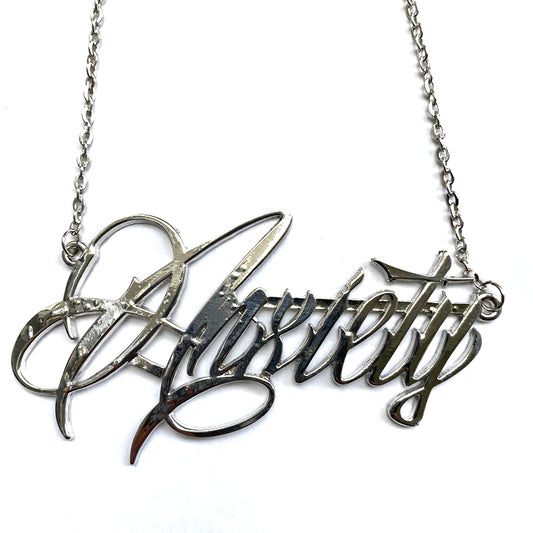 ANXIETY NECKLACE-SILVER