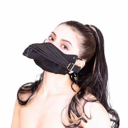 Plague mask (long/fun racing/black) [PM-LFB]