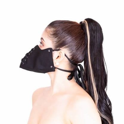 Plague mask (short/racing/black) [PM-SLB]