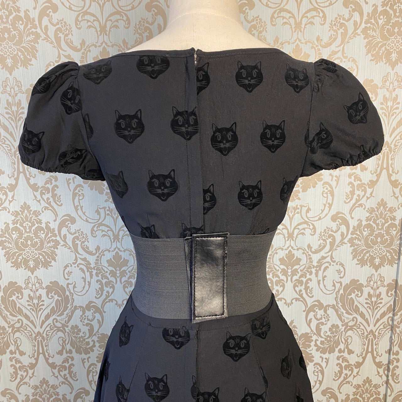 MIMI VELVET CAT DOLL DRESS - XXS(UK6)