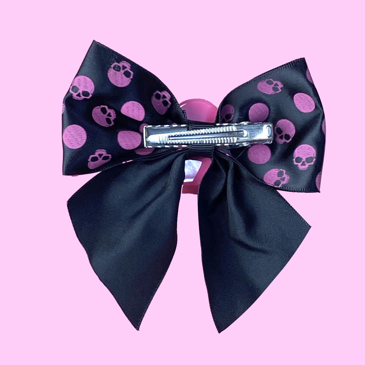 【KREEPSVILLE666】SKULL COLLECTION PINK HAIR BOW