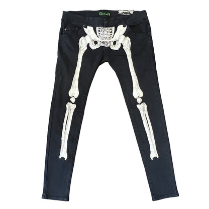 Skeleton Bone Jeans [B]