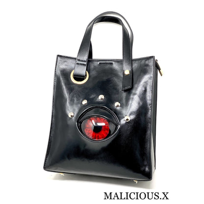 DEVIL EYE SHOULDER HANDBAG / RED