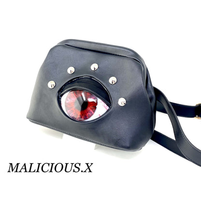 EYE CROSS BODY BAG / RED